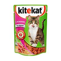 корм KITEKAT (КИТИКЕТ)   85г соус ягненок 1/28  Мин.заказ=28