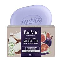 мыло туалетное BIOMIO (БИОМИО)  75г Bio-Soap,Инжир и кокос 1/24 Мин.заказ=3