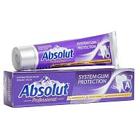 зубная паста ABSOLUT (АБСОЛЮТ) PRO 110г сист. защиты десен, проф. болезней и воспалений в пенале 1/24 8113 АКЦИЯ!
